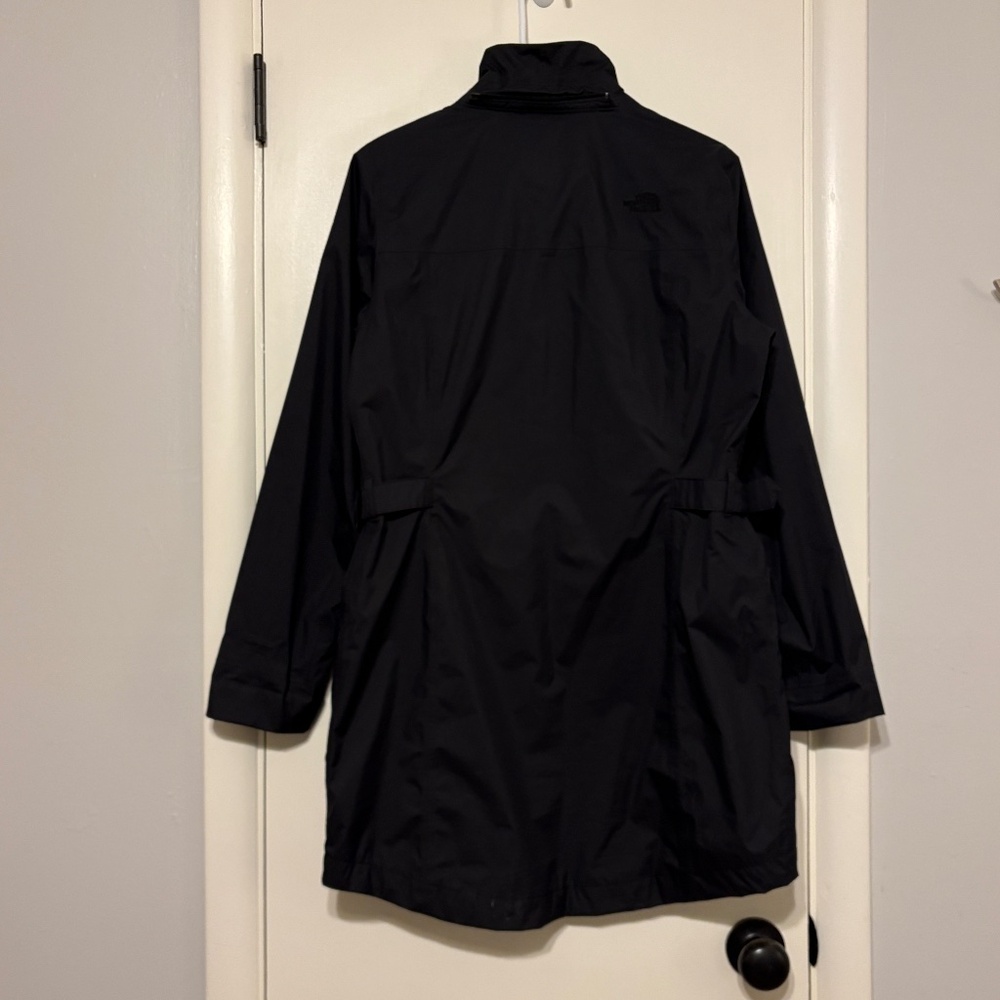 The North Face Women's Tomales Bay Full-Zip Rain Jacket M Black Logo No Hood - Picture 5 of 10